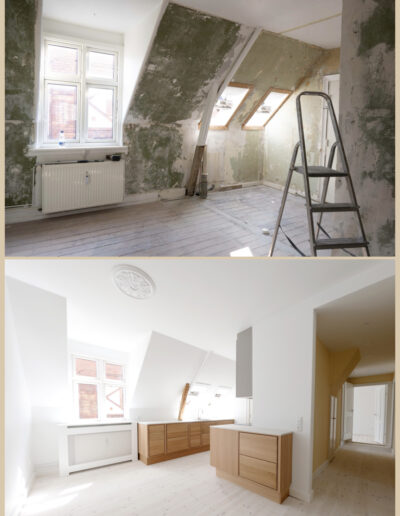 Renovering af lejlighed