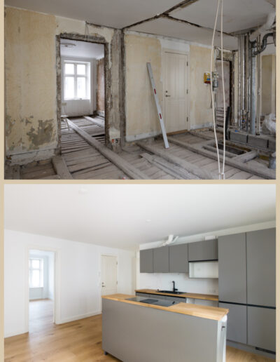 Renovering af lejlighed
