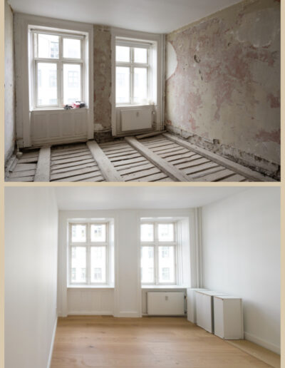 Renovering af lejlighed