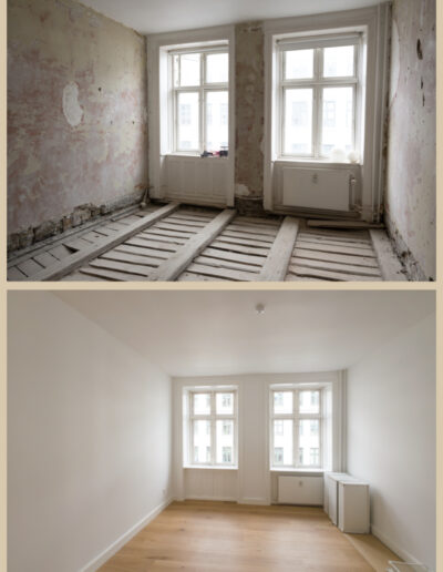 Renovering af lejlighed