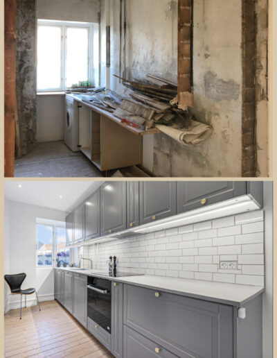 Renovering af lejlighed